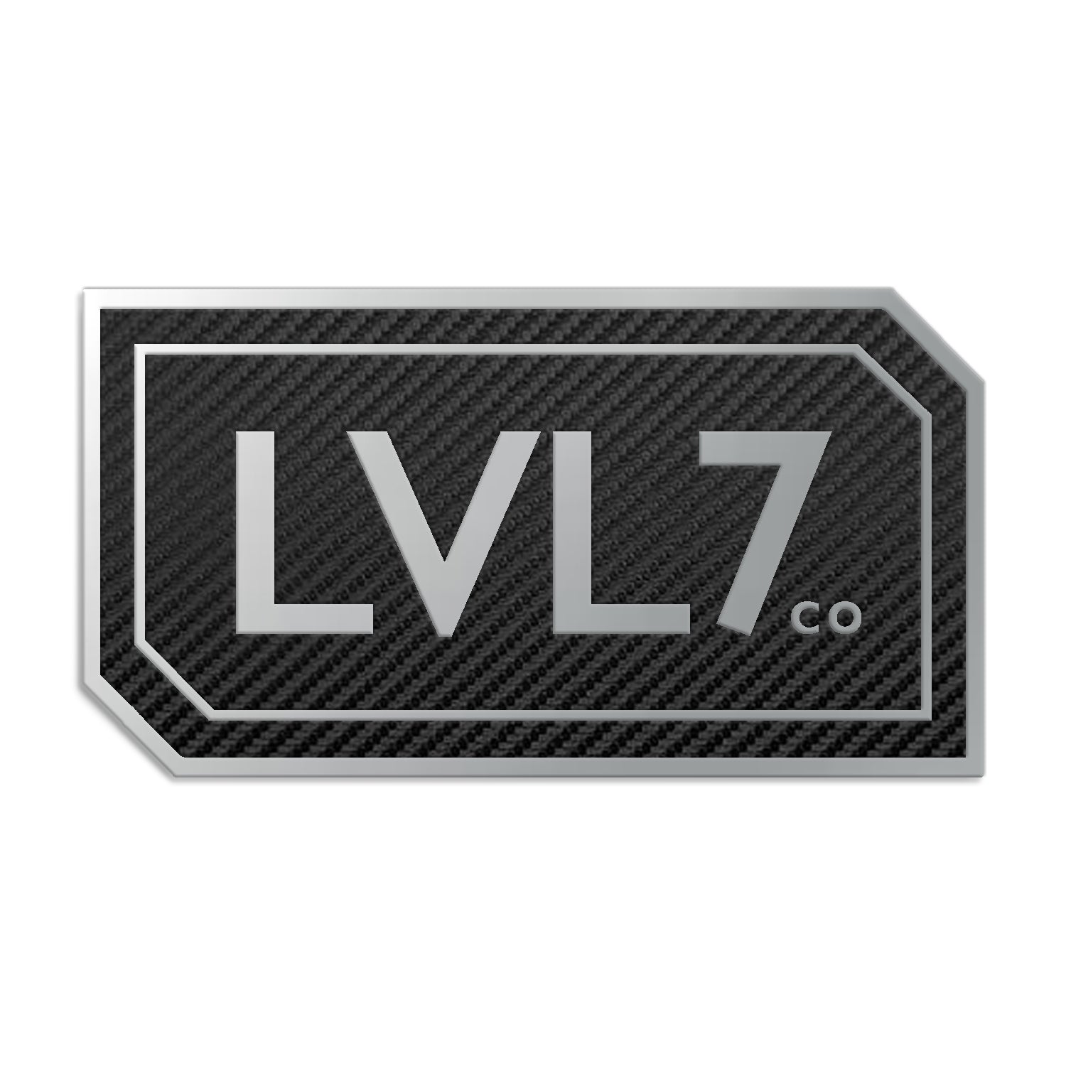 Black Carbon Fiber Leatherette Patch