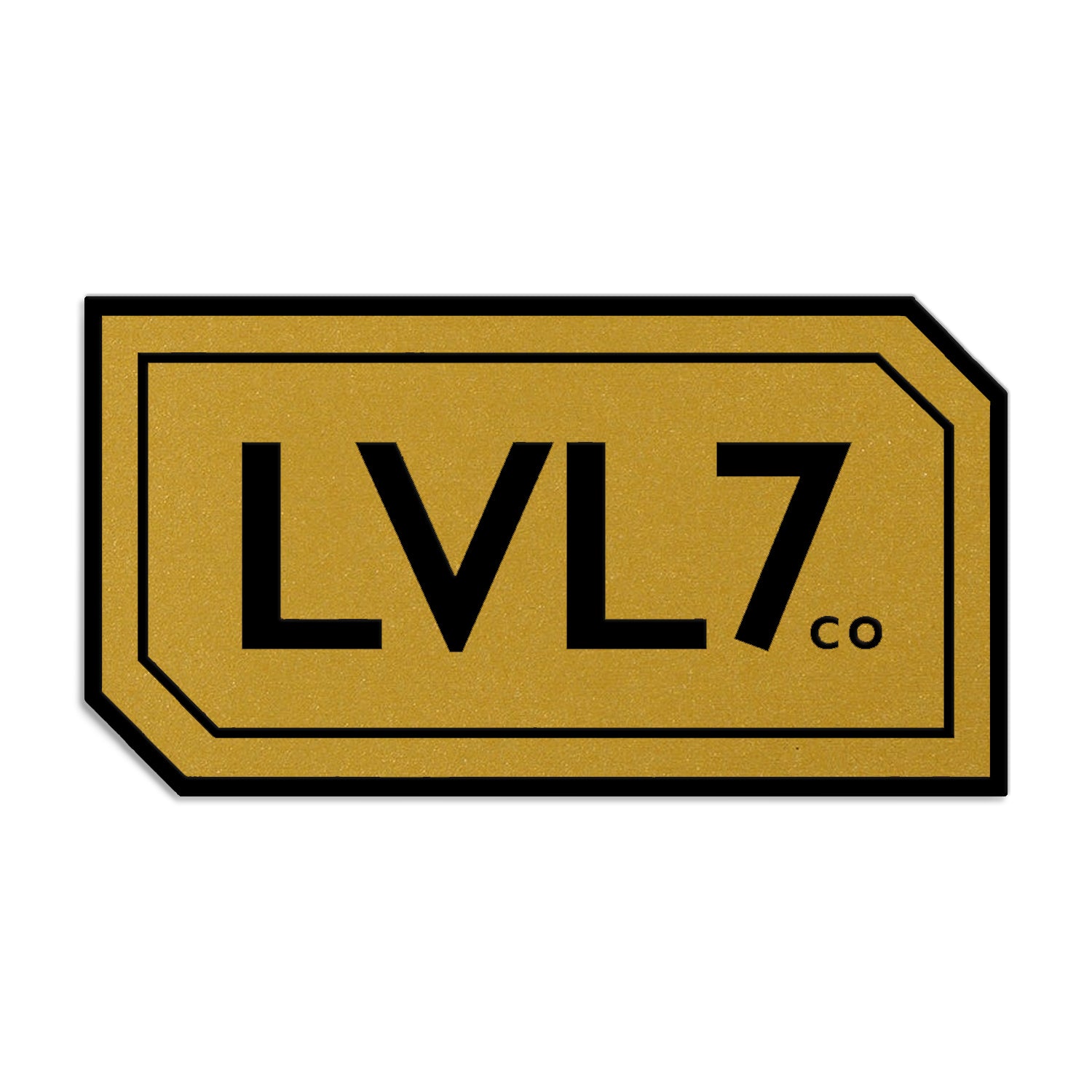 Brushed Gold Leatherette Patch