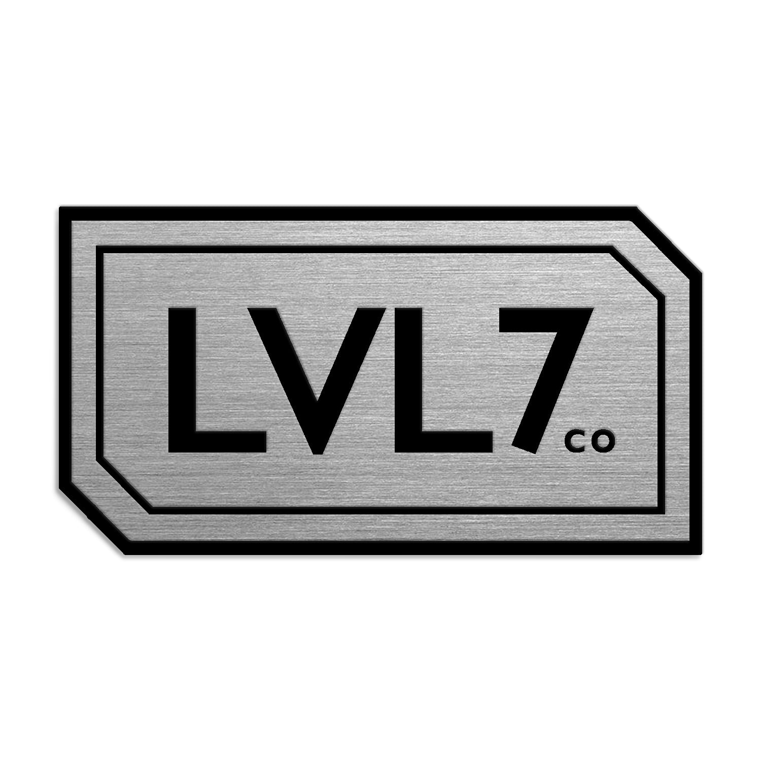 Brushed Stainless Acrylic Patch