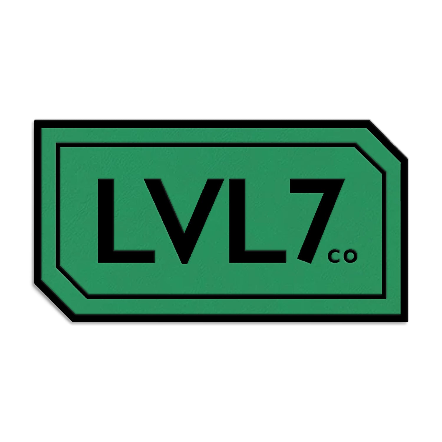 Kelly Green Leatherette Patch