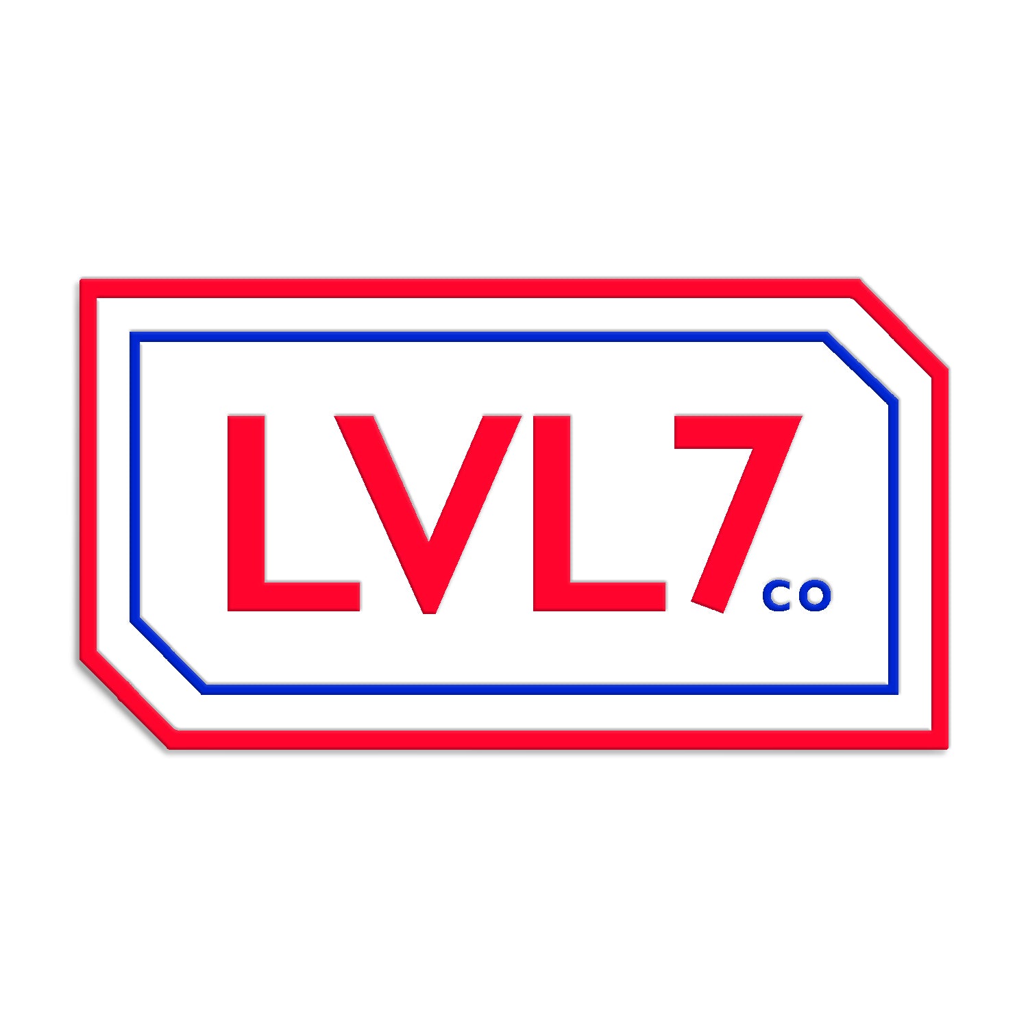 Red White Blue Acrylic Patch