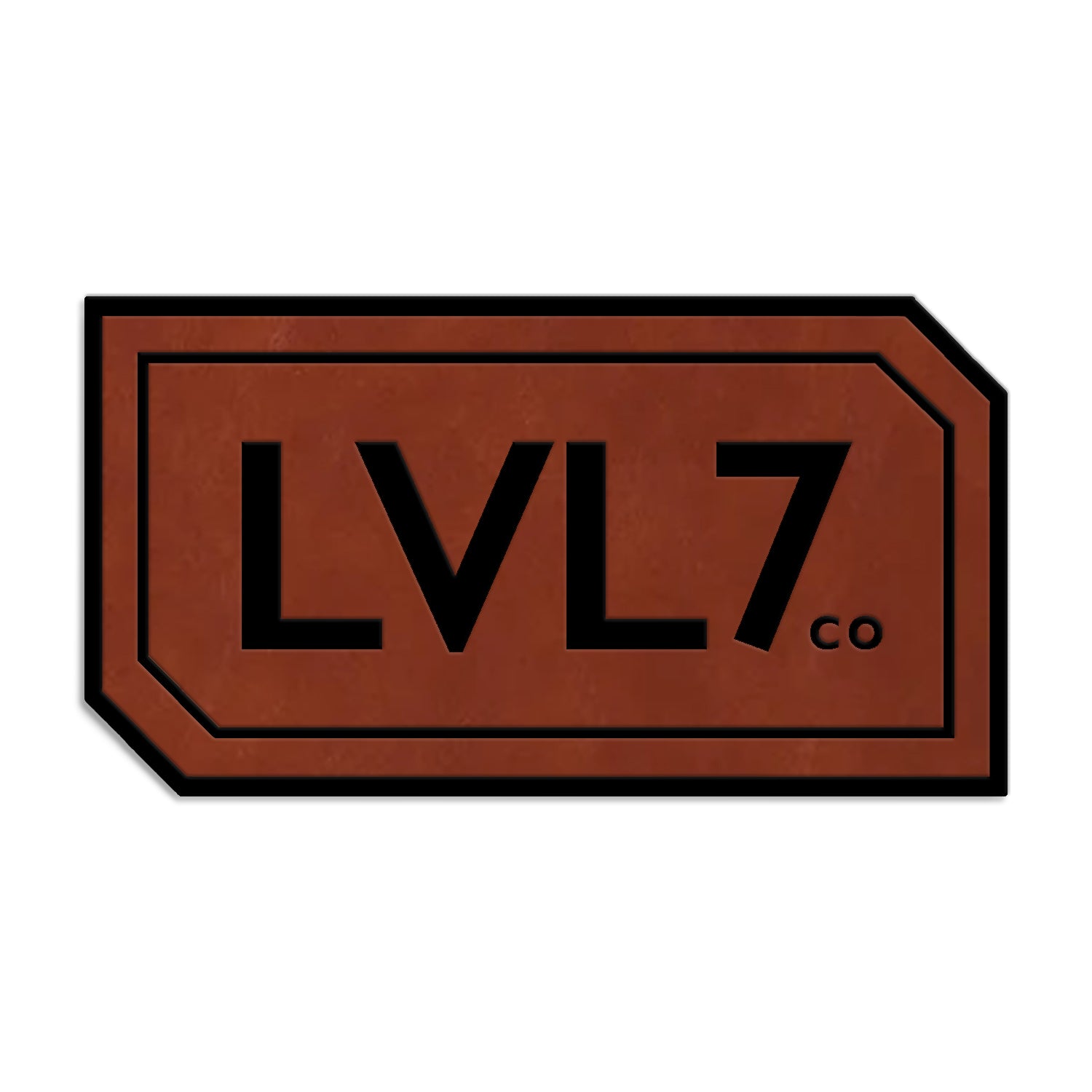 Saddle Brown Leatherette Patch