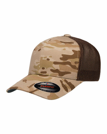 Fitted Camo Mesh Back Hat